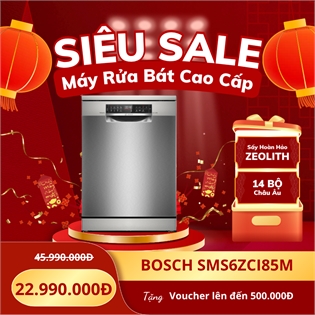 Máy rửa chén Bosch SMS6ZCI85M Series 6